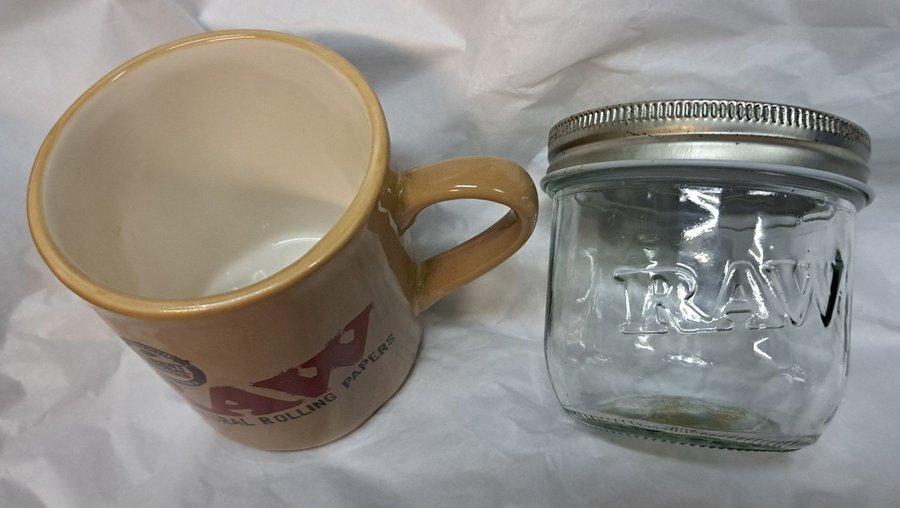 Porslinmugg mugg RAW COFFEE MUG glass bottle