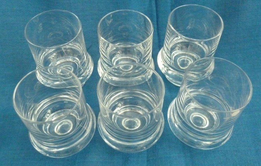 6 Iittala Marski/Milano SnapsGlas 6cl H 66cm Tapio Wirkkala