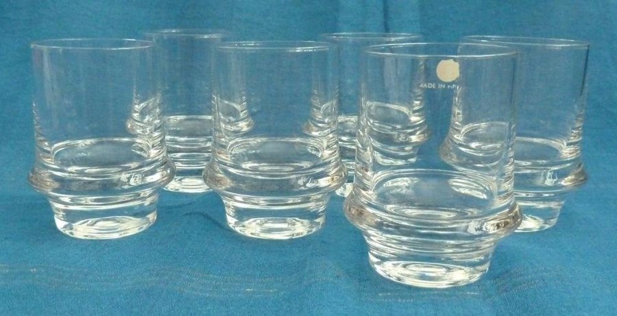 6 Iittala Marski/Milano SnapsGlas 6cl H 66cm Tapio Wirkkala