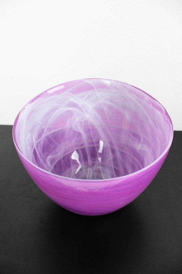 Sea Glasbruk | Candyskål | Cerise 22 cm