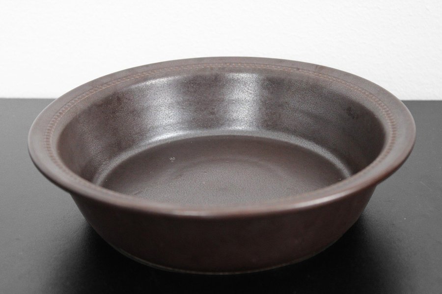Höganäs Keramik | Brun Pärlband | Ugnsform | 21 cm