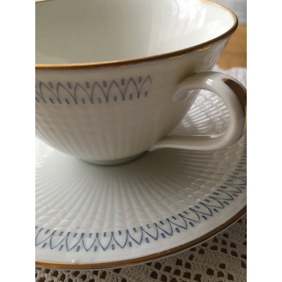 Vintage Swedish Grace Rörstrand /2 kaffekoppar i mycket fint vintage skick