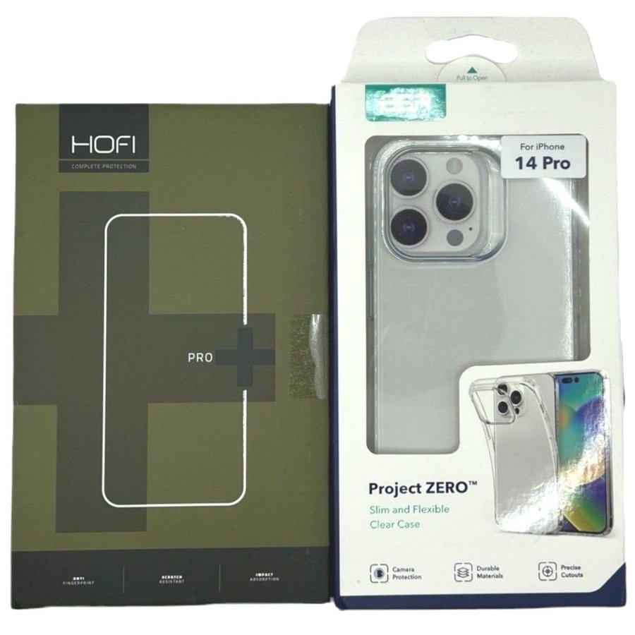 [Paket] iPhone 14 Pro - TPU Skal + Privacy 9H Härdat Glas Skärmskydd