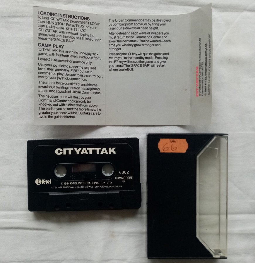 Cityattak (K-Tel) - Commodore 64/C64 Spel