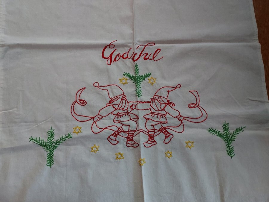 Paradhandduk JUL handbroderad Bredd 665 cm/Längd 83 cm