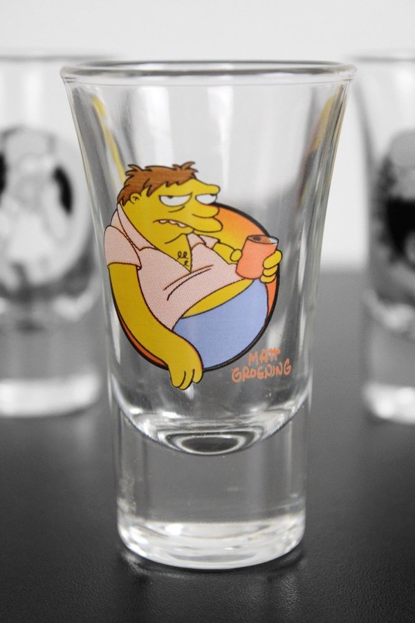 Matt Groening | Snapsglas | Homer Simpson | 4 st