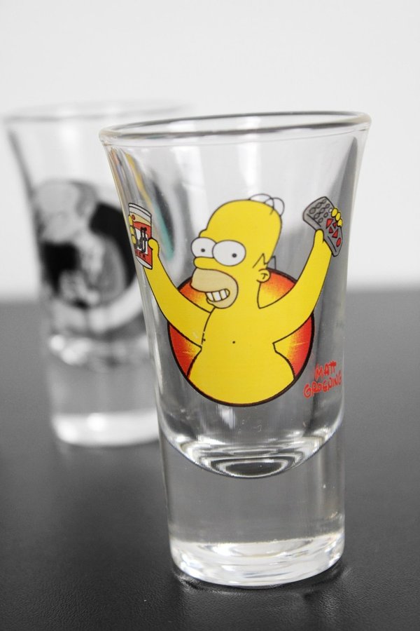 Matt Groening | Snapsglas | Homer Simpson | 4 st