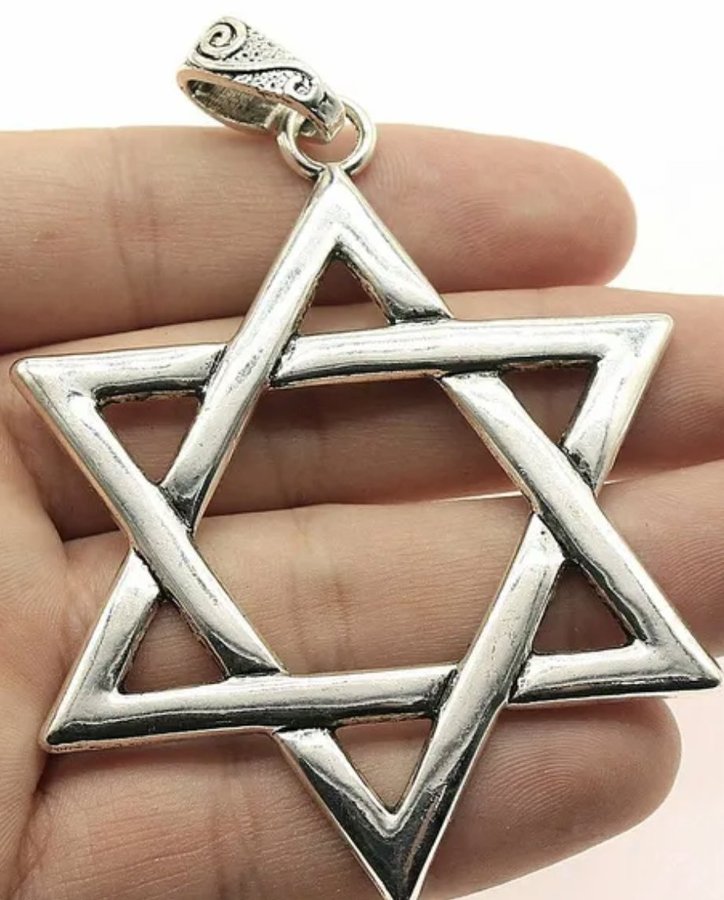 Magen David amulet hänge smycke Israel Talisman - NY!