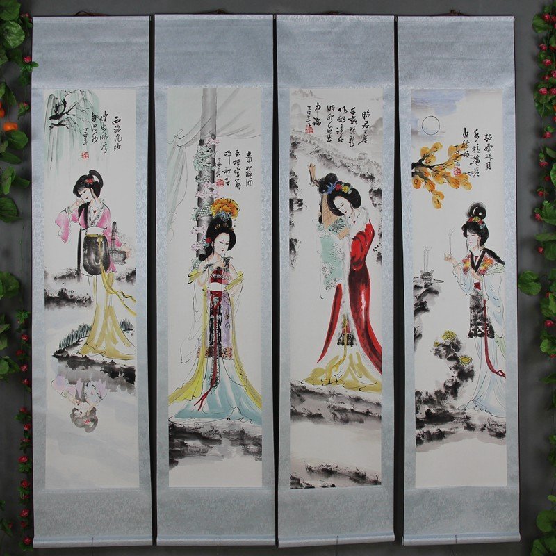 Cai Chinese Decorative Painting Landscape Painting