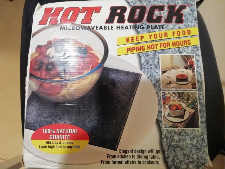 Retro Hot Rock Microwaveable Hot Plate