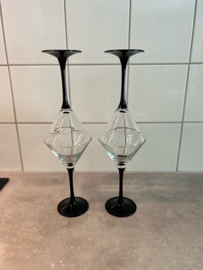 Luminarc France - cocktailglas - domino - svart - glas - bjudning - fest