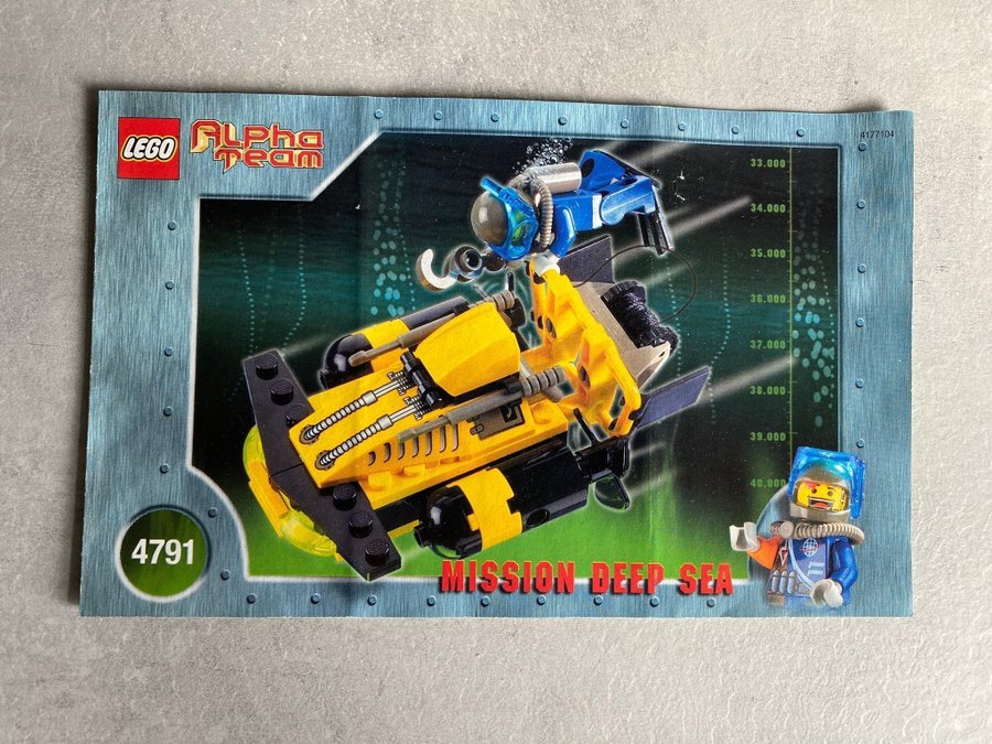 Lego Alpha Team 4791 Mission Deep Sea - Sub-Surface Scooter