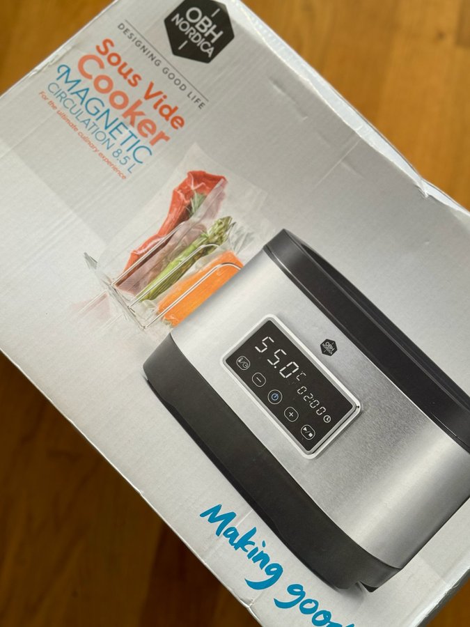 OBH Sous Vide Cooker magnetic circulation 85l - OÖPPNAD  OANVÄND