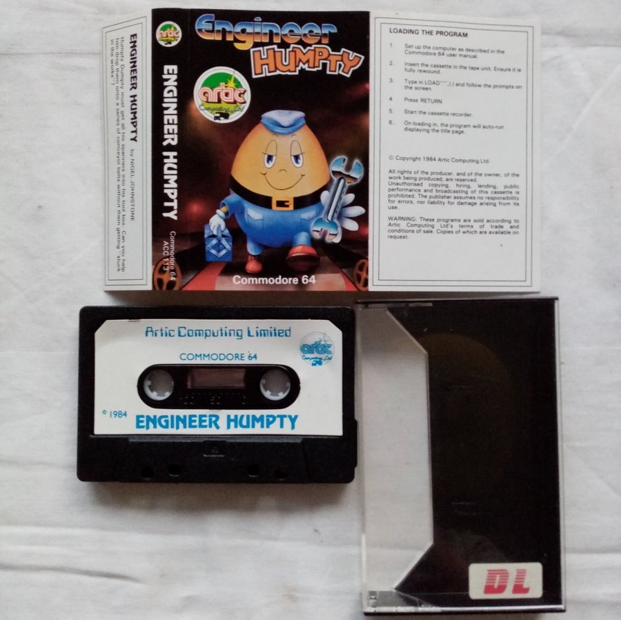 Engineer Humpty (Artic) - Commodore 64/C64 Spel