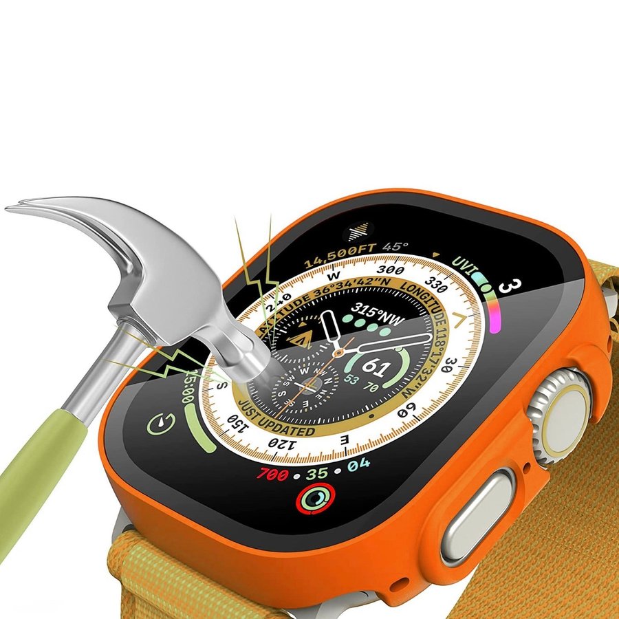 Apple Watch Cover 49mm - Skydd till Apple Watch Ultra (ORANGE)