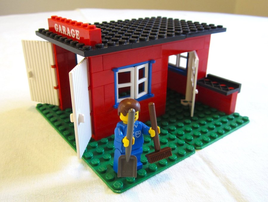LEGO - 361-2 Garage - 1979 - Town - Classic Town - Retro - Vintage