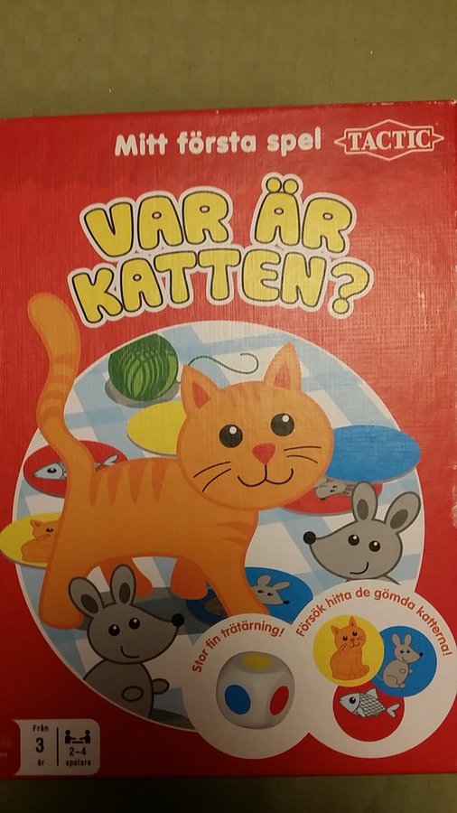 sällskapsspel VAR ÄR KATTEN? Tactic