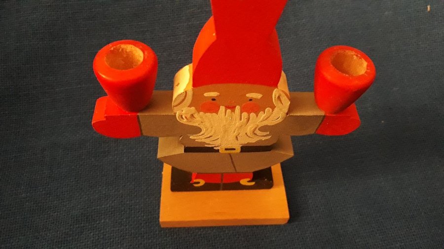 tomte ljusstake HANTVERK !