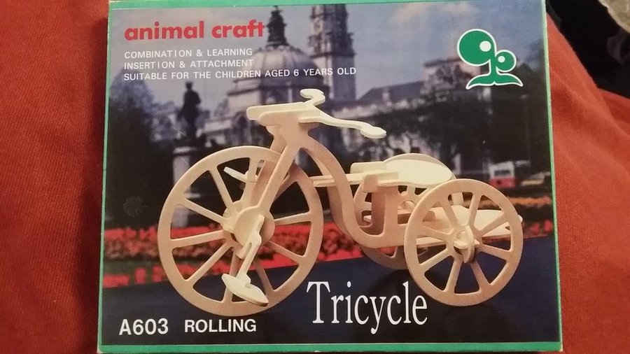 bok PYSSEL Animal Craft TRICYCLE A 603 !