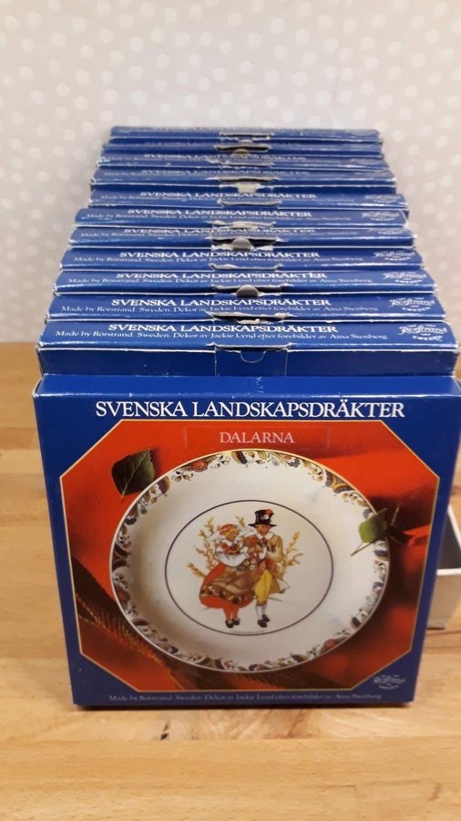 Rörstrand assiett FOLKDRÄKT Södermanland !