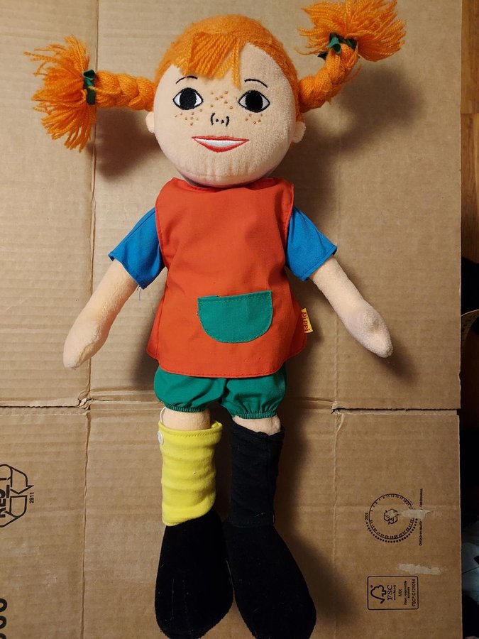 docka PIPPI Långstrump 40 cm !