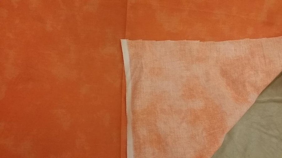Tyg Orange BATIK 150x158 cm !