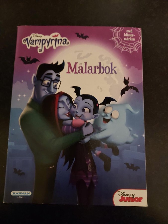 Vampyrerna Målarbok Disney 21x28 cm !