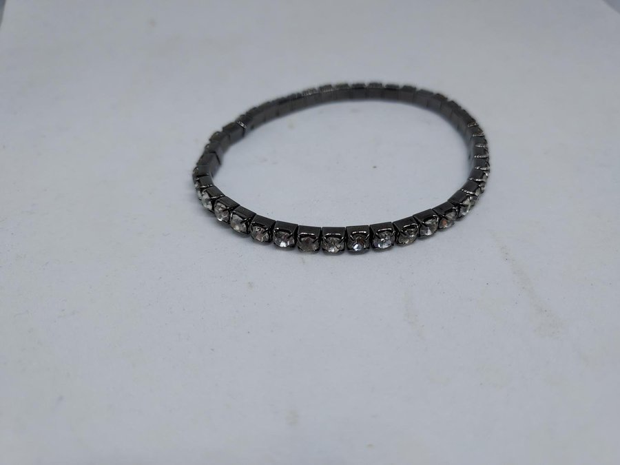 Armband STRASS Resår bredd 3 mm !