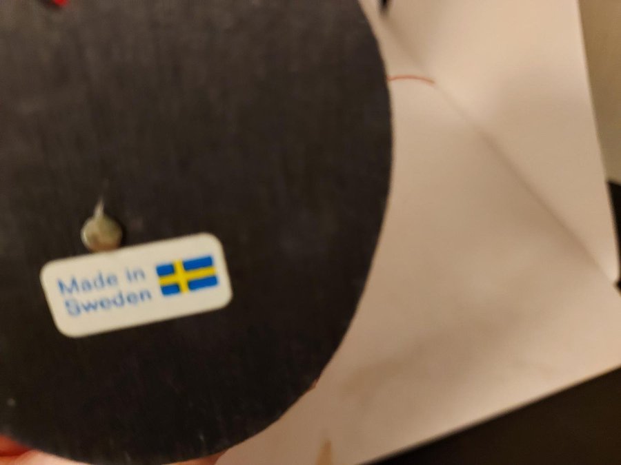 Tomte Svensk Hemslöjd 60-tal Längd 25 cm !