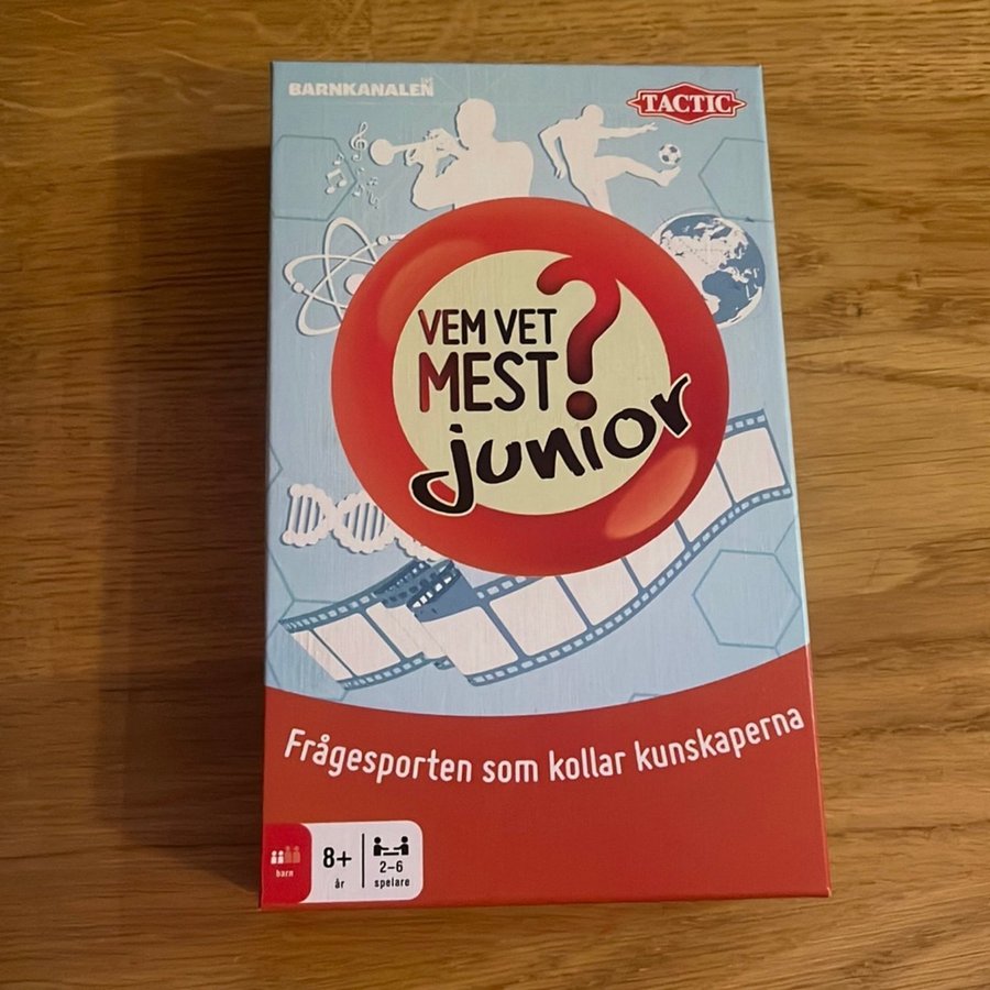 Sällskapsspel Vem vet mest? Junior (8+)