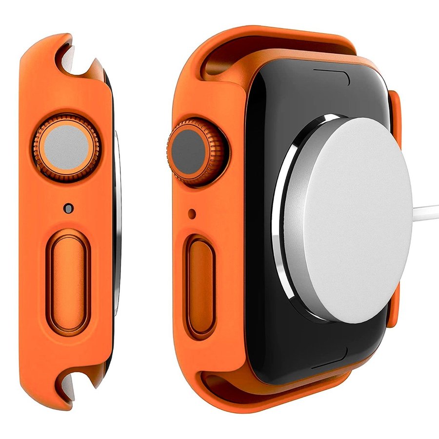 Apple Watch Cover 45mm - Skydd till Apple Watch (ORANGE)