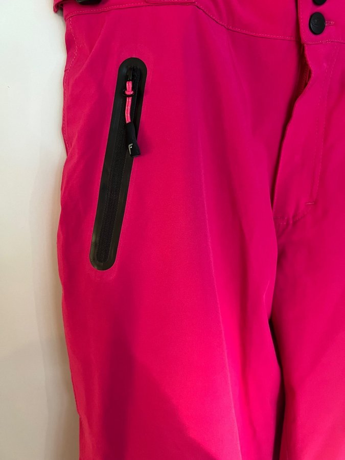 Rosa skidbyxor i softshell strlk 38