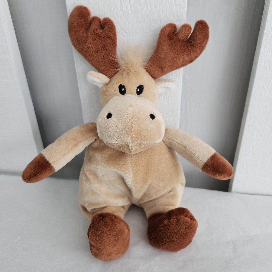 Fjäll Moose Stuffed Animal Plush