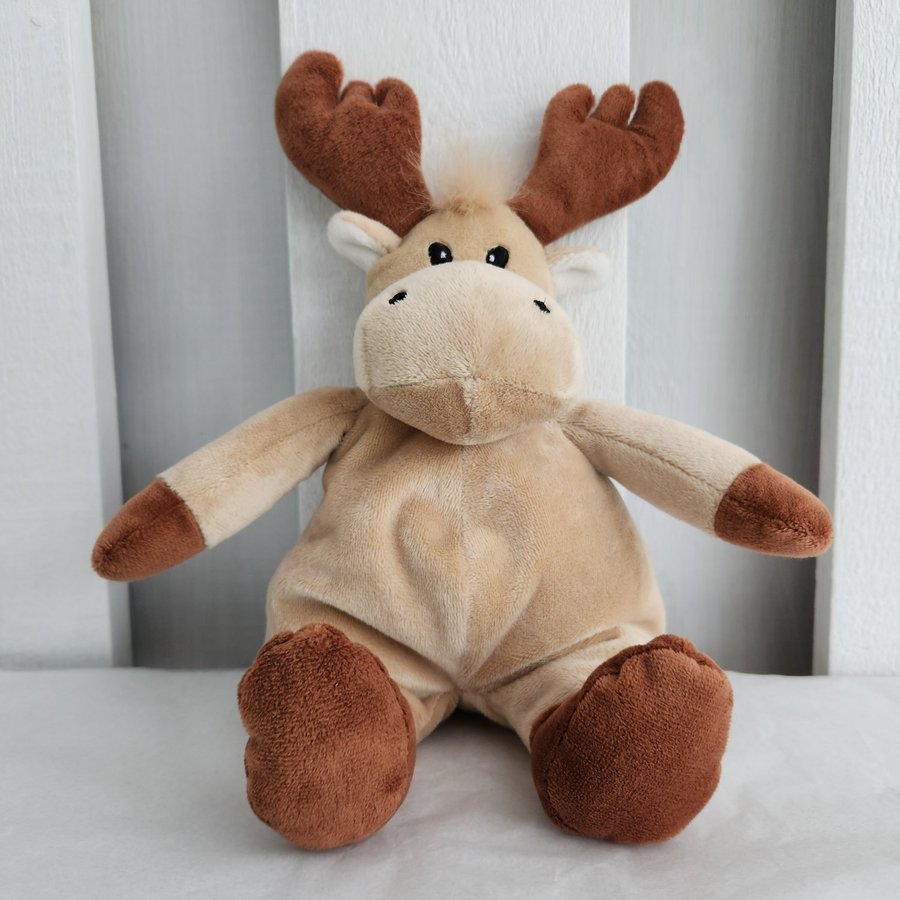 Fjäll Moose Stuffed Animal Plush