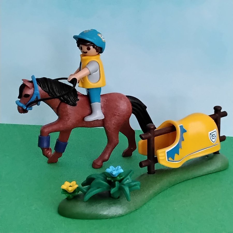 Playmobil pojke med ponny och tillbehör (70523)