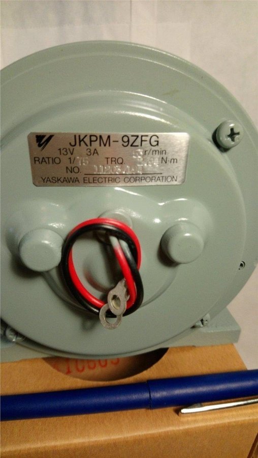 JKPM-9ZFG 75 YASKAWA ELECTRIC PRINT MOTOR  (3 månader garanti)