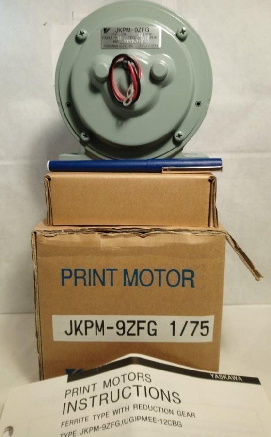 JKPM-9ZFG 75 YASKAWA ELECTRIC PRINT MOTOR  (3 månader garanti)