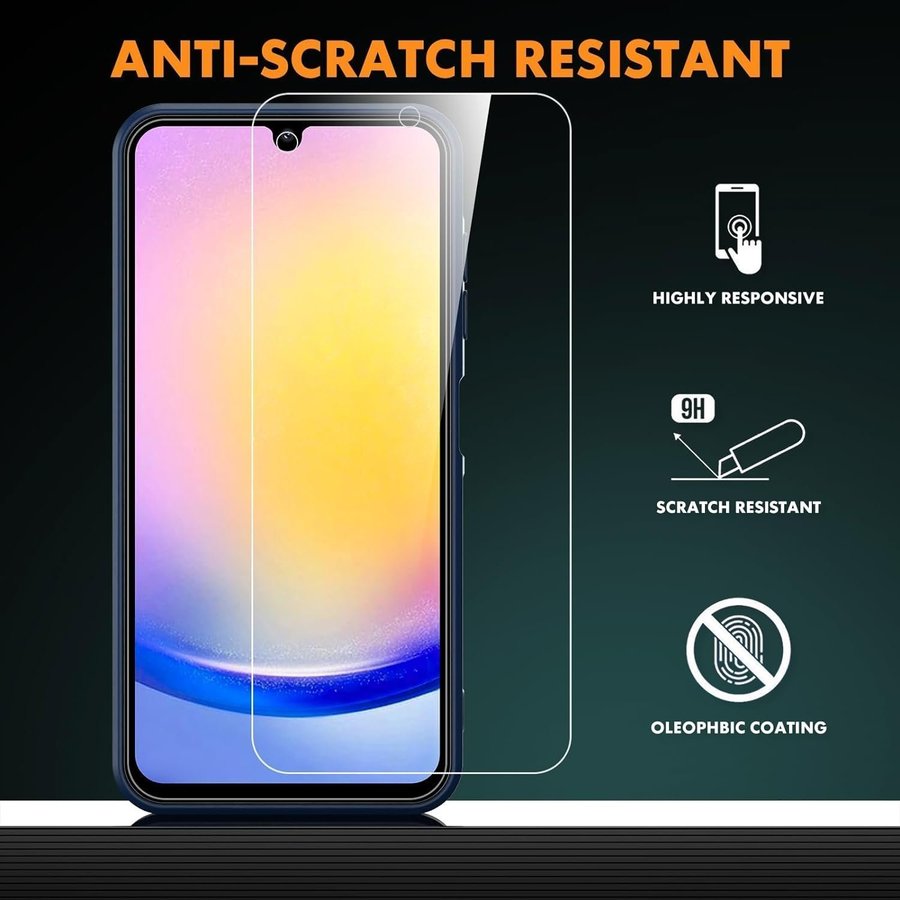 Samsung Galaxy A25 5G härdat glas skärmskydd