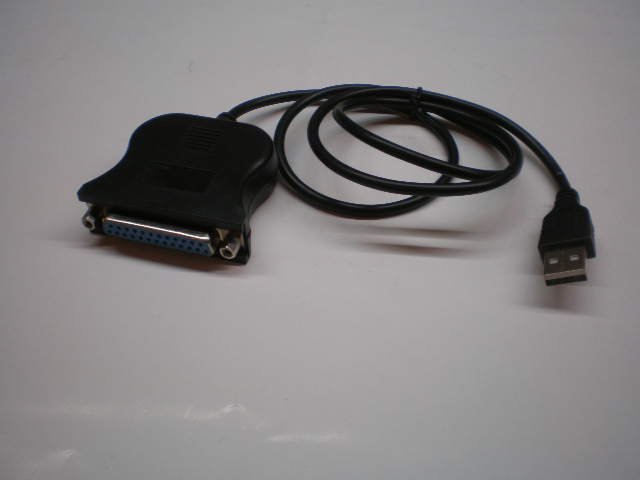 USB till DB-25 parallellport DB25 kabeladapter