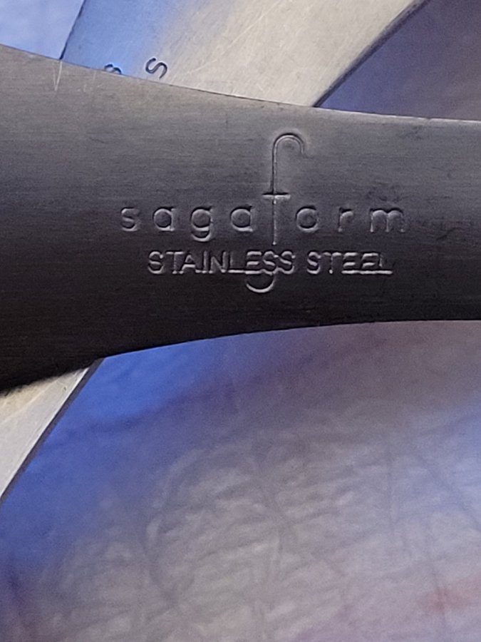 Vackra Salladsbestickset 2-Delar Design Sagaform Stainless Steel i Toppen Skick
