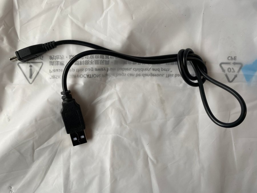 USB till Micro USB 20 kabel | Längd: 54cm | Laddningskabel