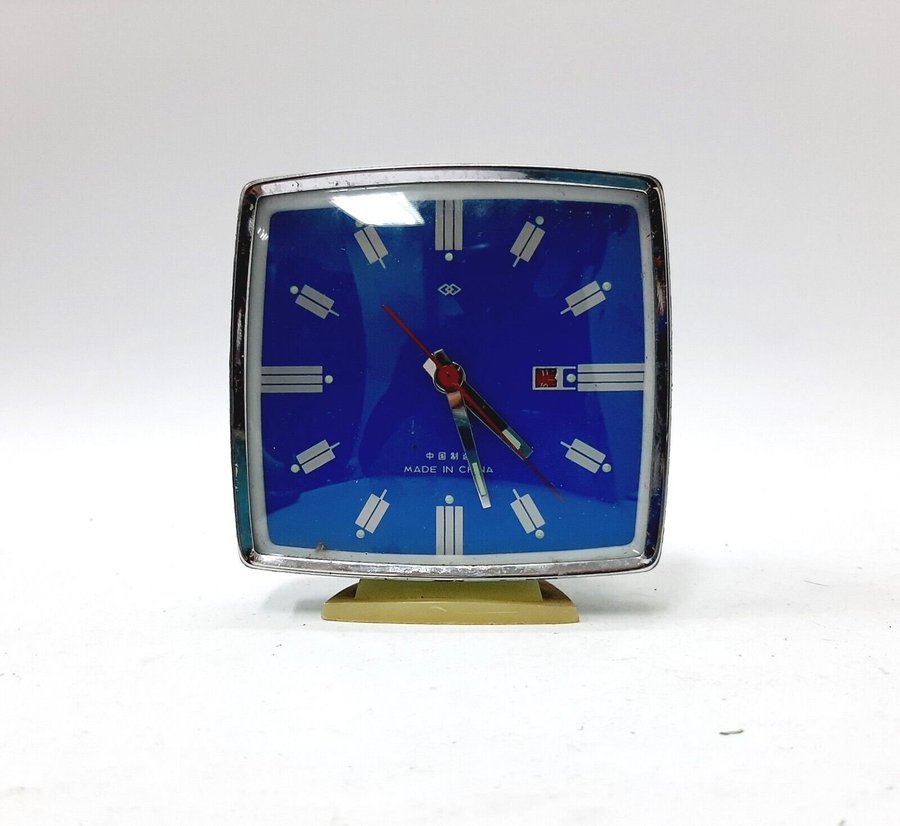 Vintage Mechanical Alarm working Clock/Chinese 60s(154)