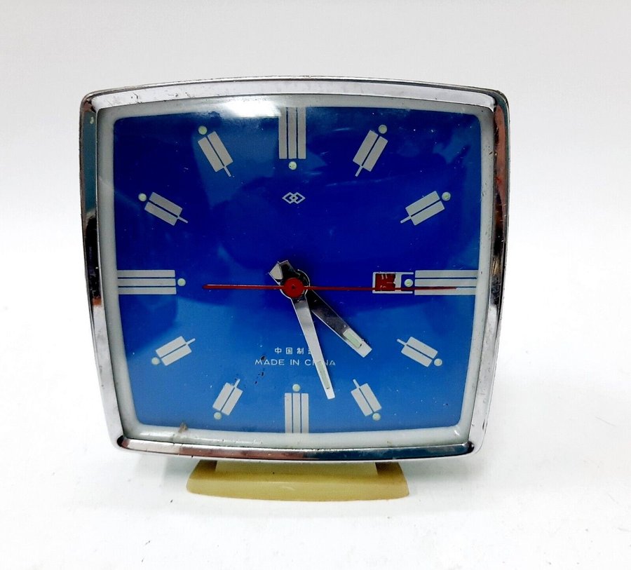 Vintage Mechanical Alarm working Clock/Chinese 60s(154)