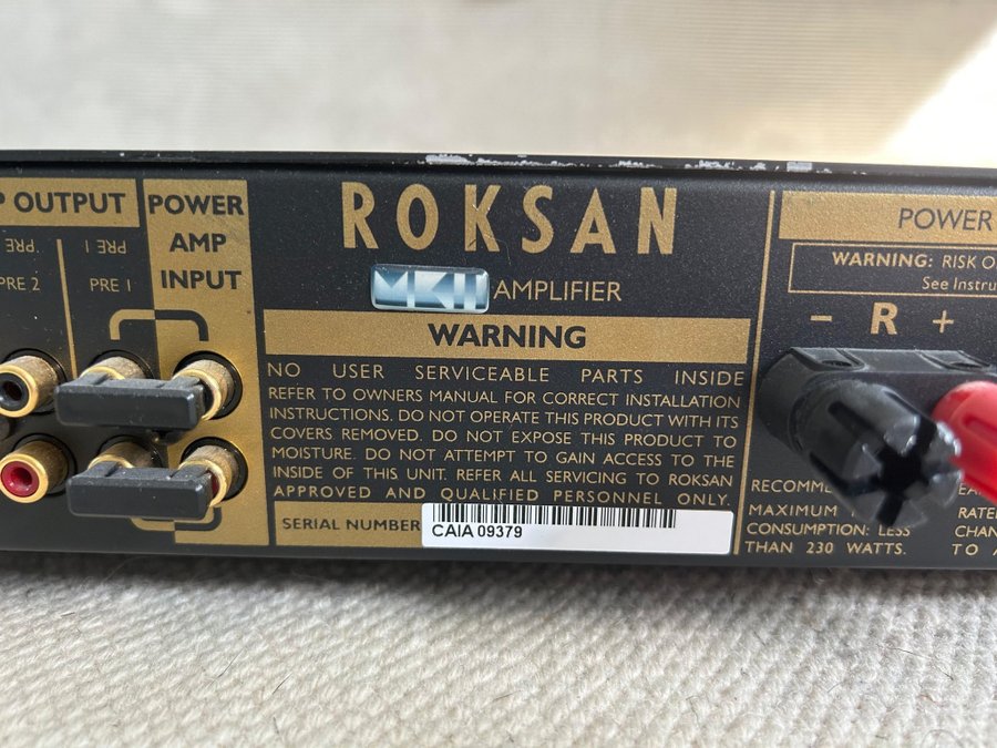 Roksan MII Integrated Amplifier