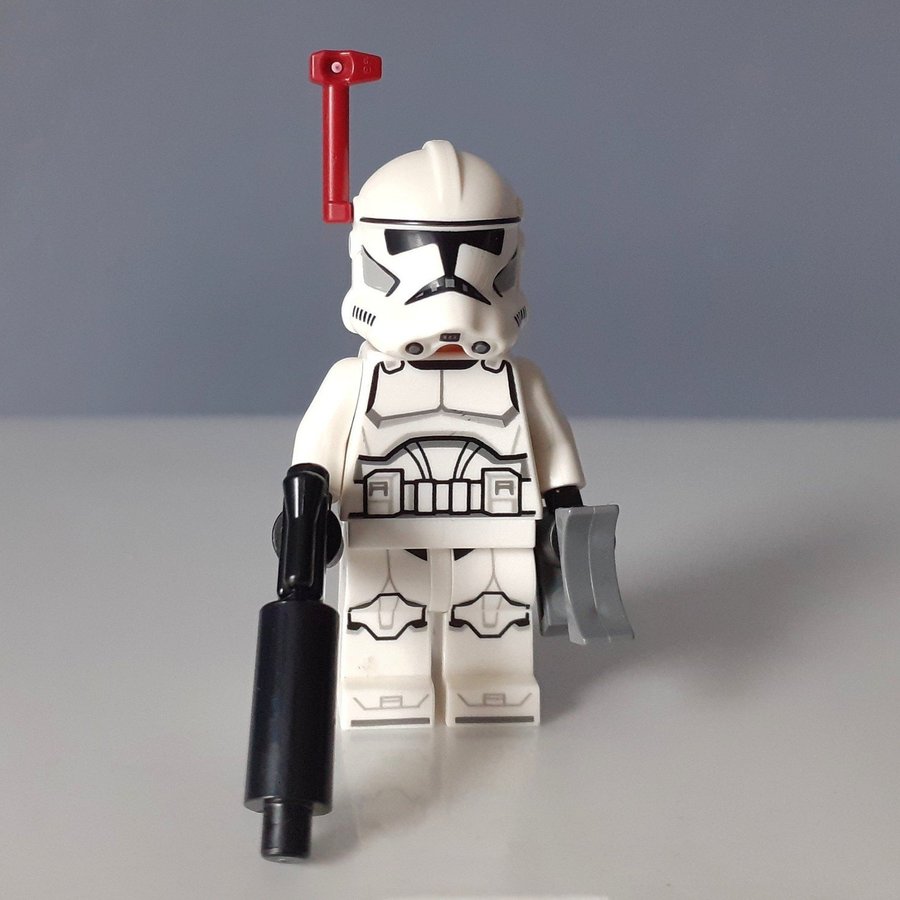 Lego Star Wars Phase 2 Clone Trooper med Tillbehör Figur