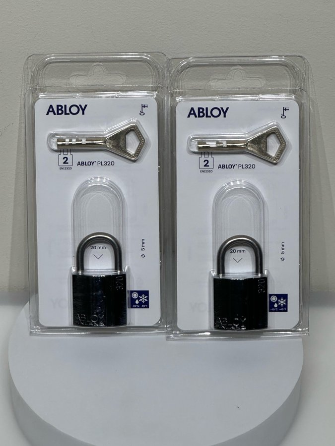 Abloy PL320 - hänglås - klass 2 - Nya