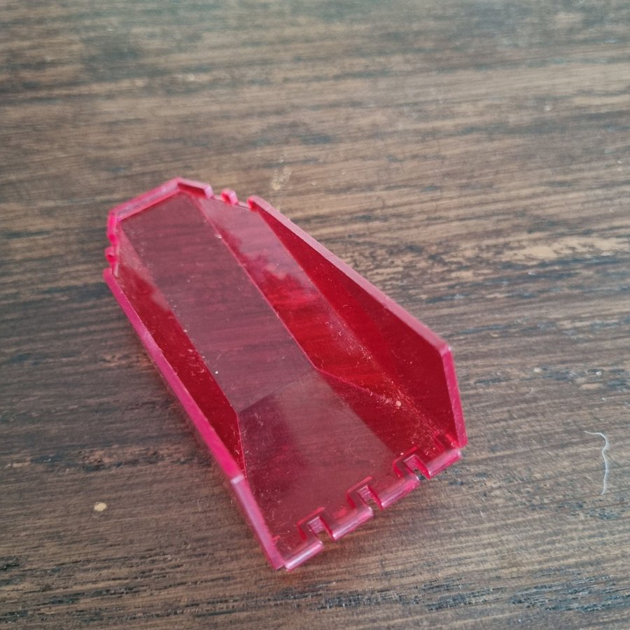 LEGO 1980s Trans-Red Windscreen 10 x 4 x 2 1/3 Canopy 2507 Police
