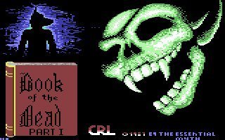 Commodore 64 spil: BOOK OF THE DEAD