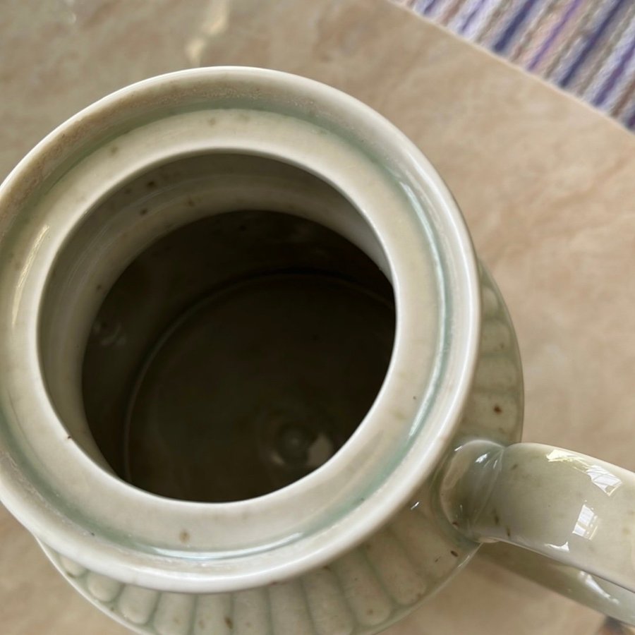 Winterling Bavaria Kaffekanna med blomdekor jättefint skick