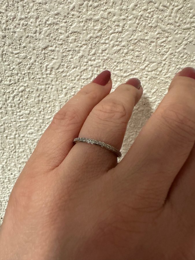 Helt nya ring förlovning / vigsel i stainless steel Stål str 18mm